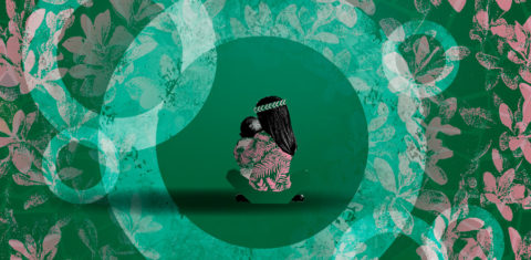 Mães meninas: territórios indígenas registram maiores taxas de fecundidade ((Arte: Giulia Santos e Kath Xapi Puri / AzMina)