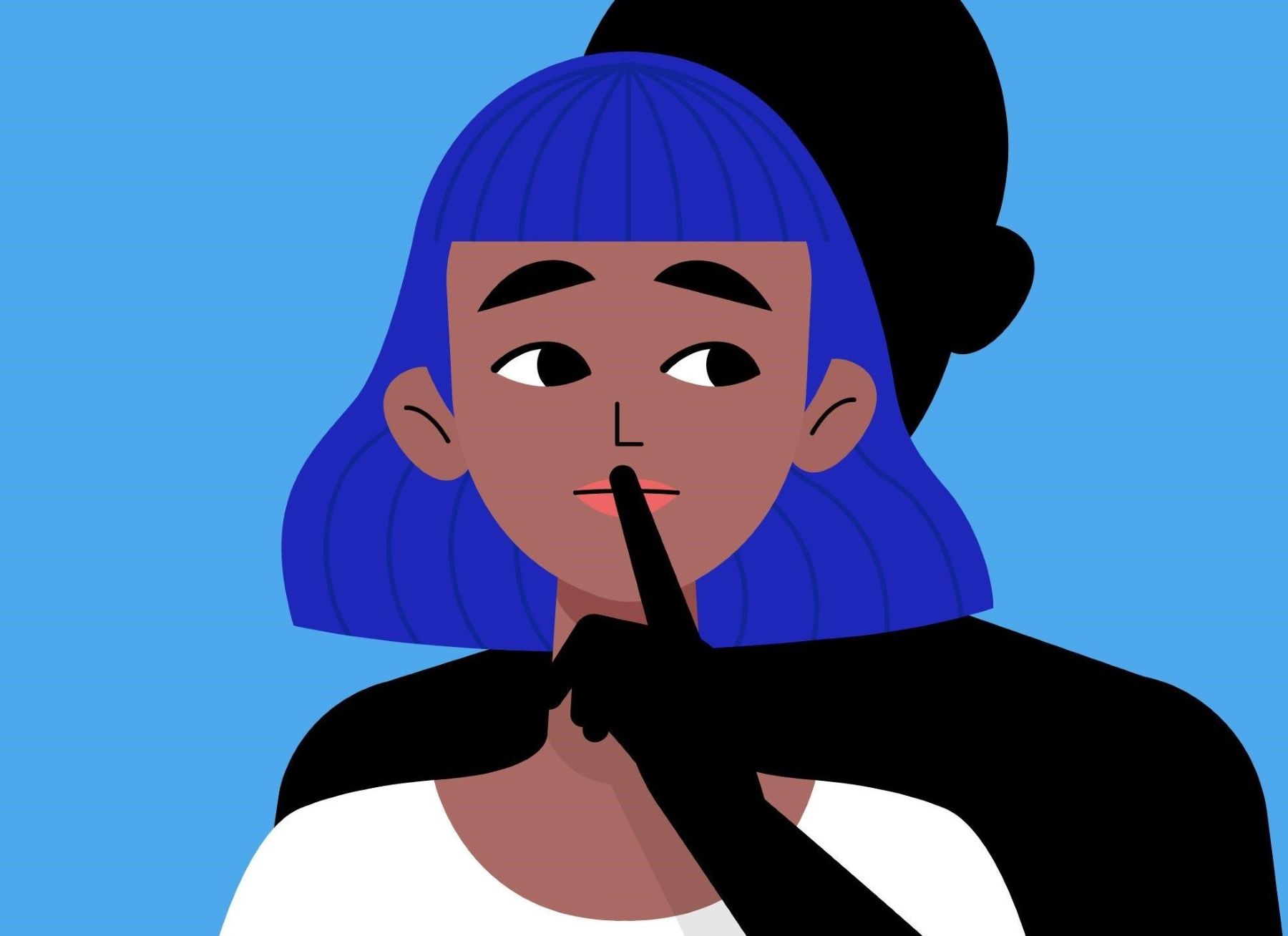 Aos olhos do patriarcado, nós, mulheres, somos sempre toleráveis desde que comedidas, agradáveis, ou, preferencialmente, caladas (Ilustração: pikisuperstar / frepik)