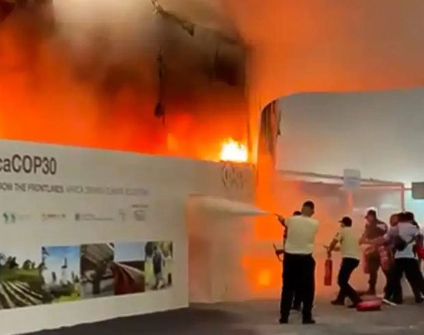 Incêndio em pavilhão atrasa ainda mais negociações na COP30