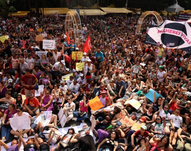 Mulheres vivas: protestos em 90 cidades contra epidemia de feminicídio