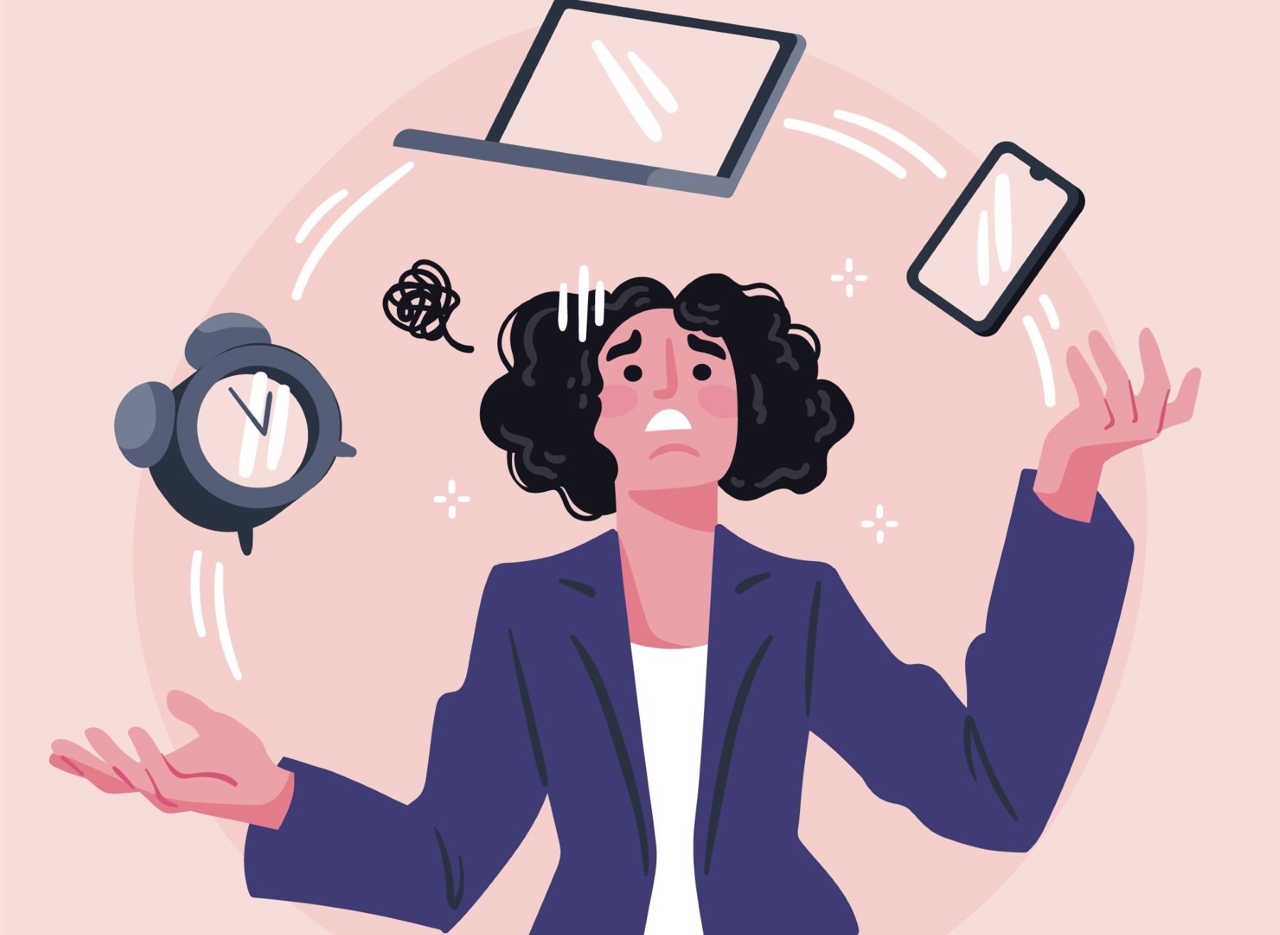 Neste fim de ano, meu desejo de Natal é que as mulheres tenham tempo (ilustração: Freepik)