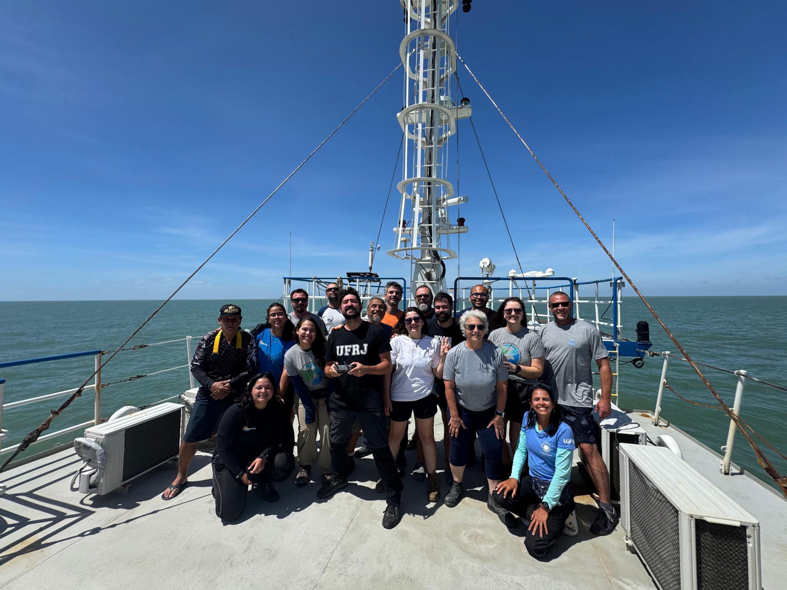 Equipe do projeto Ciência do Mar 2. (Foto: Imagem submarina do projeto Ciência do Mar. (Foto: Projeto INCT BAA)