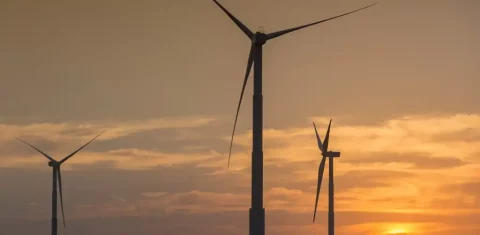 Usina eólica em Icaraí, no Ceará. O Brasil segue tendo uma das matrizes energéticas mais limpas do mundo. Foto Divulgação/Ari Versiani/PAC