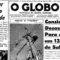 Manchete de O Globo em abril de 1962 contra o 'desastroso' 13º salário: meios econômicos e financeiros sempre contra leis trabalhistas (Foto: Reprodução)