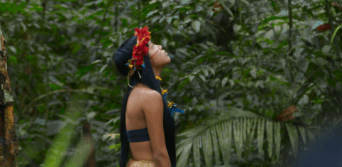 Marinalva Arara, personagem do documentário Fluxo Azul. (Foto: Divulgação)