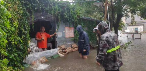 Inundação na China provocada pelo supertufão Bavi: efeitos já sentidos do El Niño que projeções indicam que pode ser o mais forte da história (Foto: Governo da China / Divulgação)