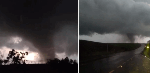 Tornado violento no Rio Grande do Sul: meteorologista alerta que El Niño pode multiplicar essas tempestades (Fotos: Repreodução)