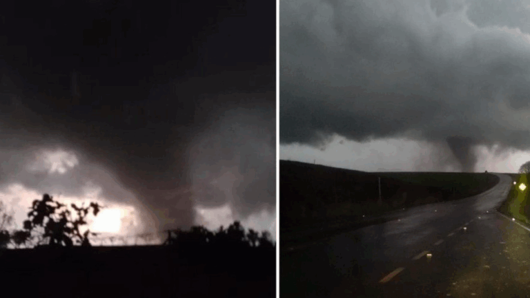 Tornado violento no Rio Grande do Sul: meteorologista alerta que El Niño pode multiplicar essas tempestades (Fotos: Repreodução)