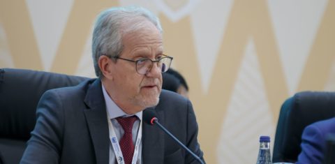 O ministro do Meio Ambiente e Mudança do Clima, João Paulo Capobianco, na COP17 da Desertificação: Brasil apresenta meta para Neutralidade da Degradação da Terra (Foto: Anastasia Rodopoulou / IISD/ENB )