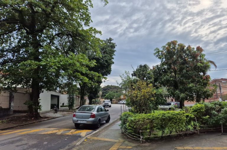 Ruas arborizadas, calçadas largas, quebra-molas no asfalto: características do recém-criado Bairro dos Ingleses (Foto: Oscar Valporto)