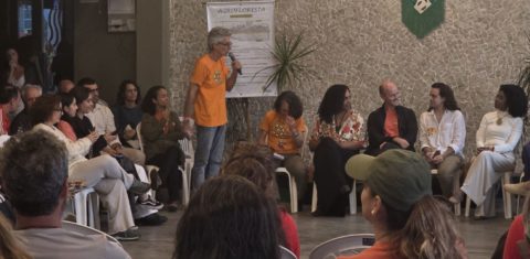 Representantes de iniciativas socioambientais debatem no Plante Rio: iniciativas mostram a força da agroecologia (Foto: Everton Victor)