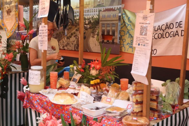 Feira socioambiental no Plante Rio 2026: conexão entre projetos agroecológicos nos territórios (Foto: Everton Victor)