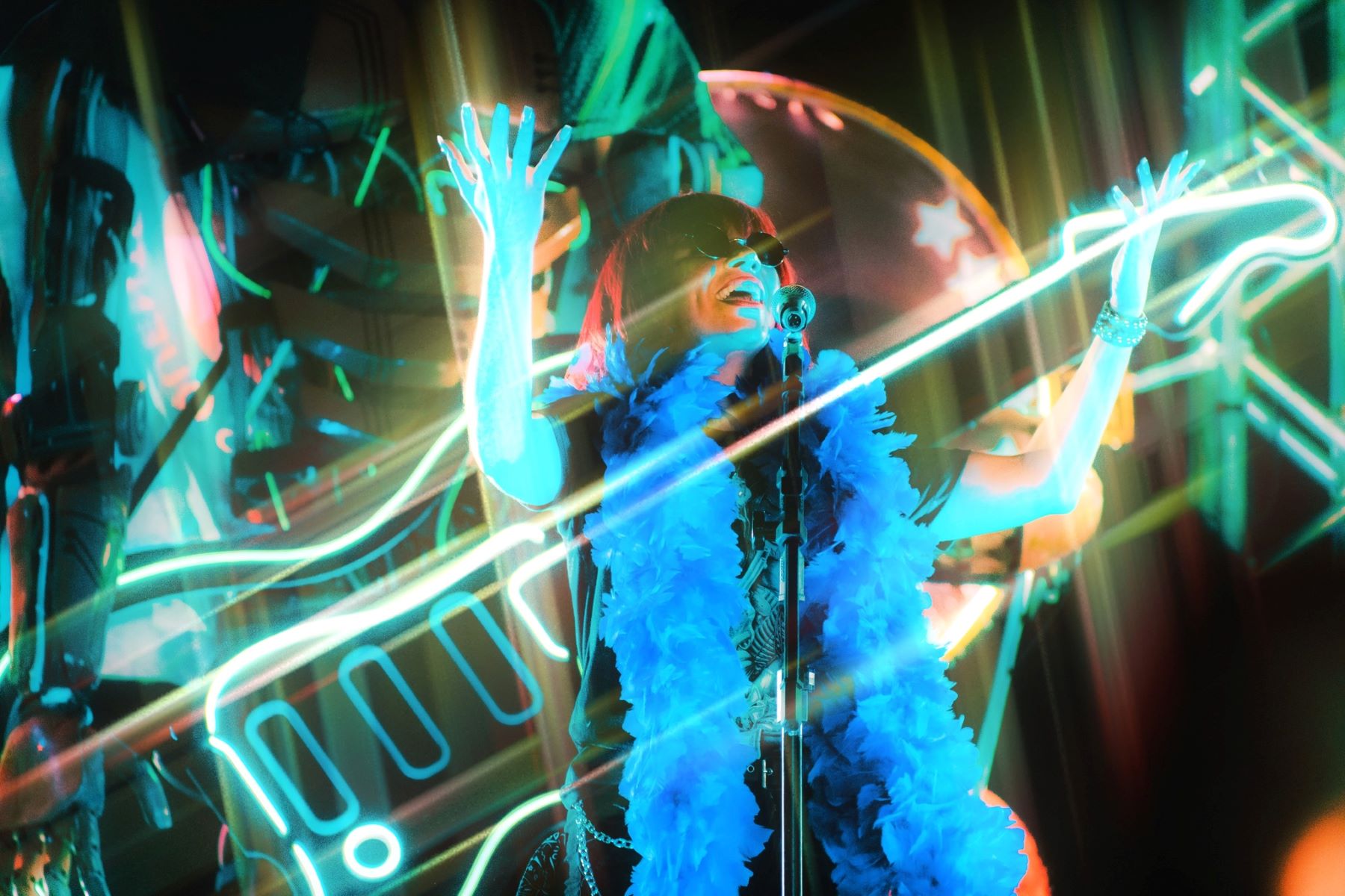 Fantasia inspirada em Rita Lee na Mocidade: enredos com homenagens a personalidades serão maioria nos três dias do Carnaval Rio 2026 na Passarela do Samba (Foto: Mike Bleak / Mocidade)