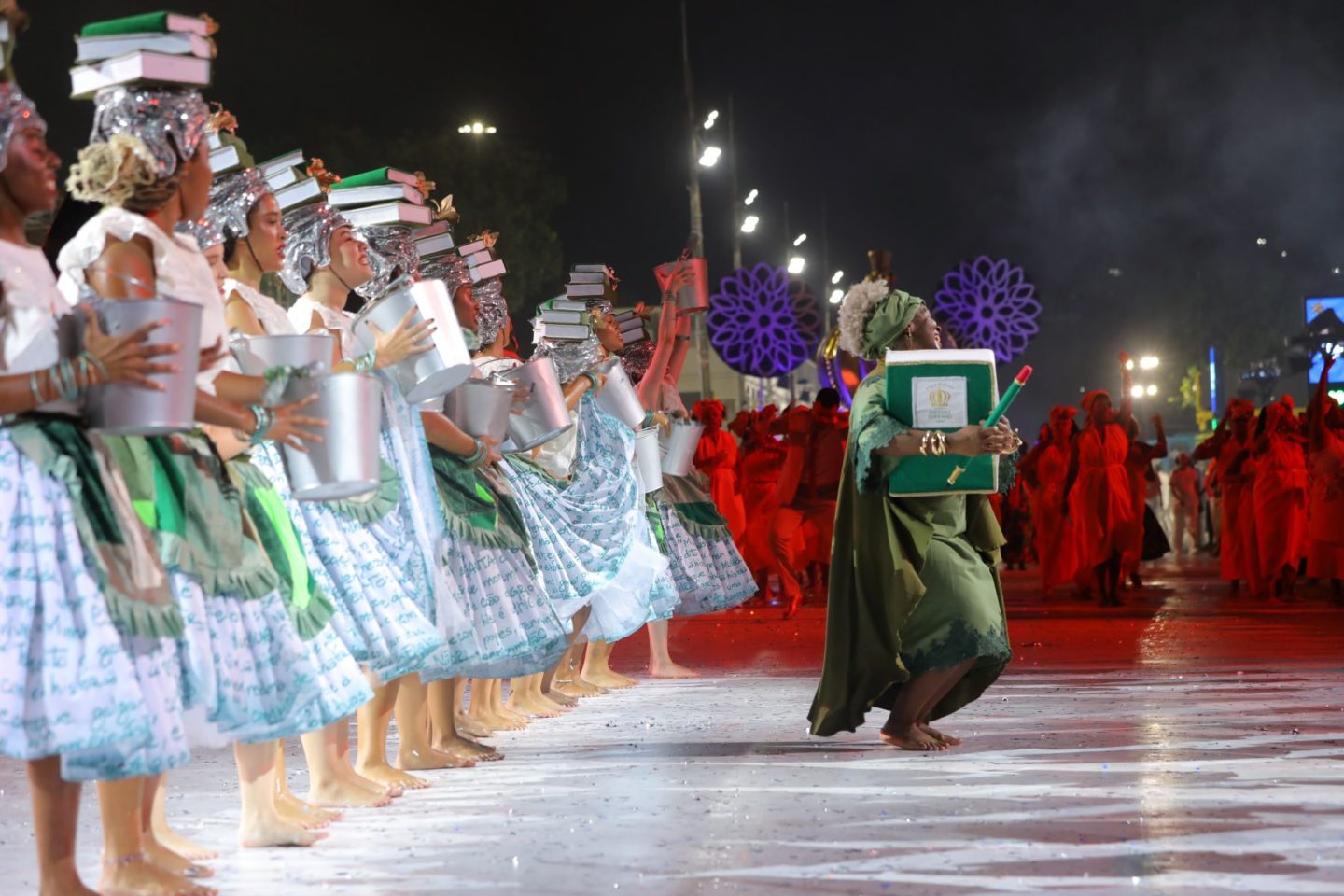 Ensaio técnico do Império Serrano, com homenagem Conceição Evaristo, referência da literatura negra brasileira: enredos das escolas da Série Ouro para conquistar a vaga no Grupo Especial (Foto: Alexandre Macieira / Riotur - 25/01/2026