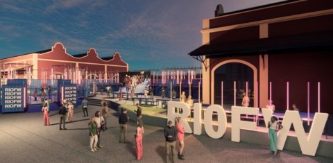 Projeto para a Rio Fashion Week no Pier Mauá: semana de moda do Rio, entre 14 e 18 de abril, tem potencial de liderar na moda as soluções baseadas na natureza para enfrentar os desafios planetários (Imagem: Divulgação RIoFW)