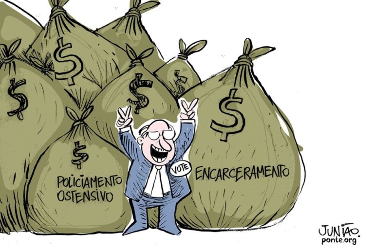 Eleições 2026: os gastos com a segurança (Ilustração: Junião / Ponte)