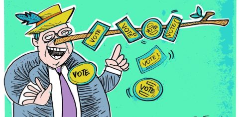 Eleições 2026: violência contra a mulher vai além da polícia (Ilustração: Junião / Ponte Jornalismo)