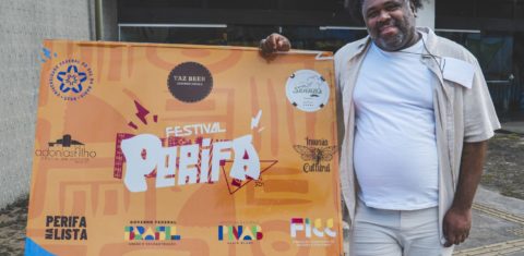Rick Trindade em evento organizado pelo Perifa na Lista: projeto para levar jovens das periferias a grandes eventos de música (Foto: Divulgação)