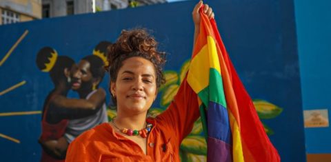 Rosa Amorim, lésbica, integrante do MST e agora deputada federal eleita por Pernambuco: número de pessoas LGBT+ eleitas quase dobra em 2026 (Foto: Rebeca Martins / Divulgação)