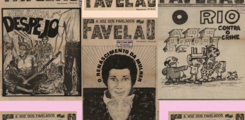 Capas do jornal O Favelão, a Voz dos Favelados: pioneiro no jornalismo comunitário (Fotos: Reprodução)